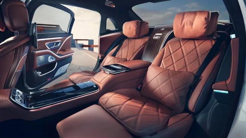 mercedes benz maybach class s interior rear seats