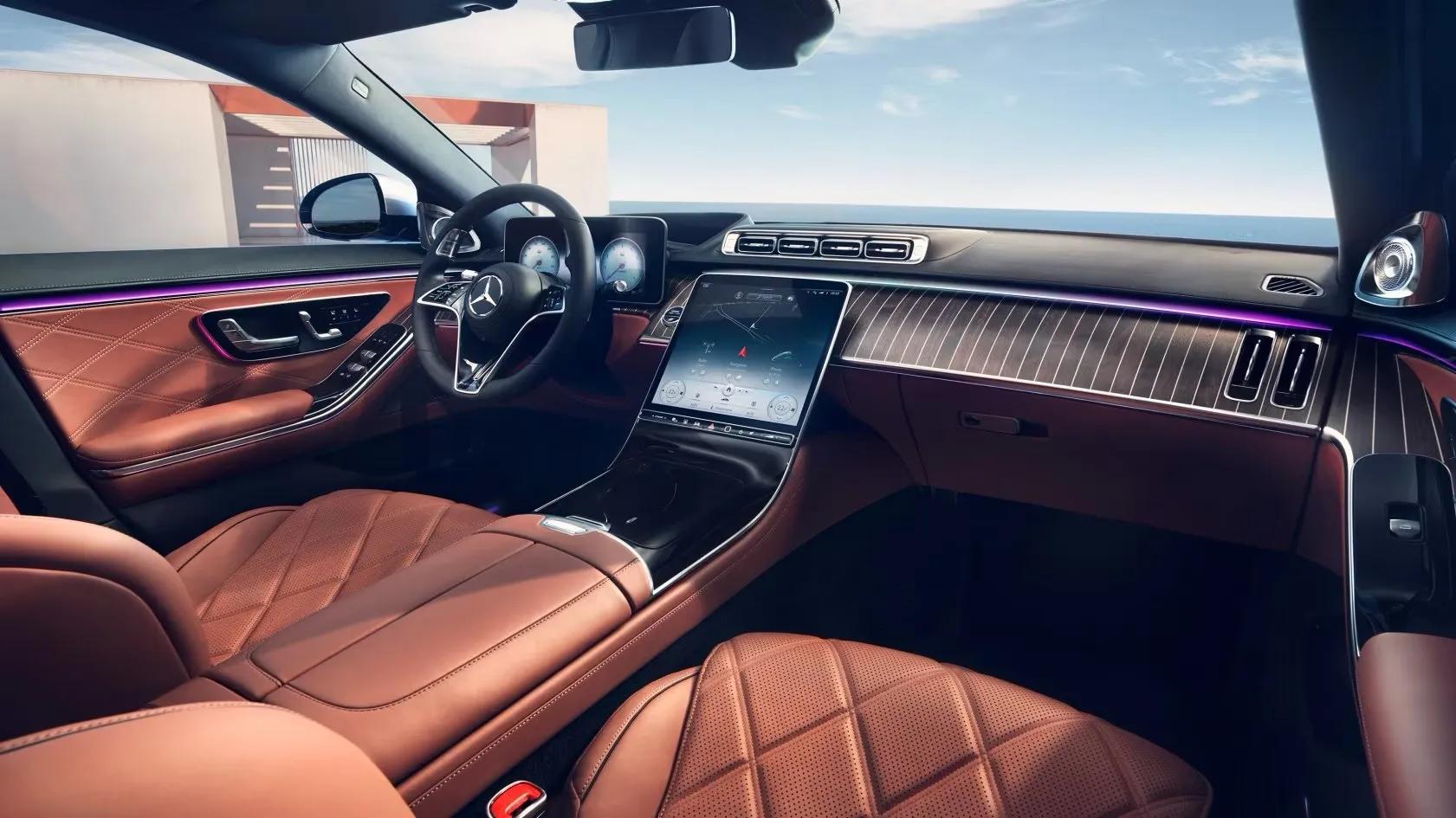mercedes benz maybach class s interior front