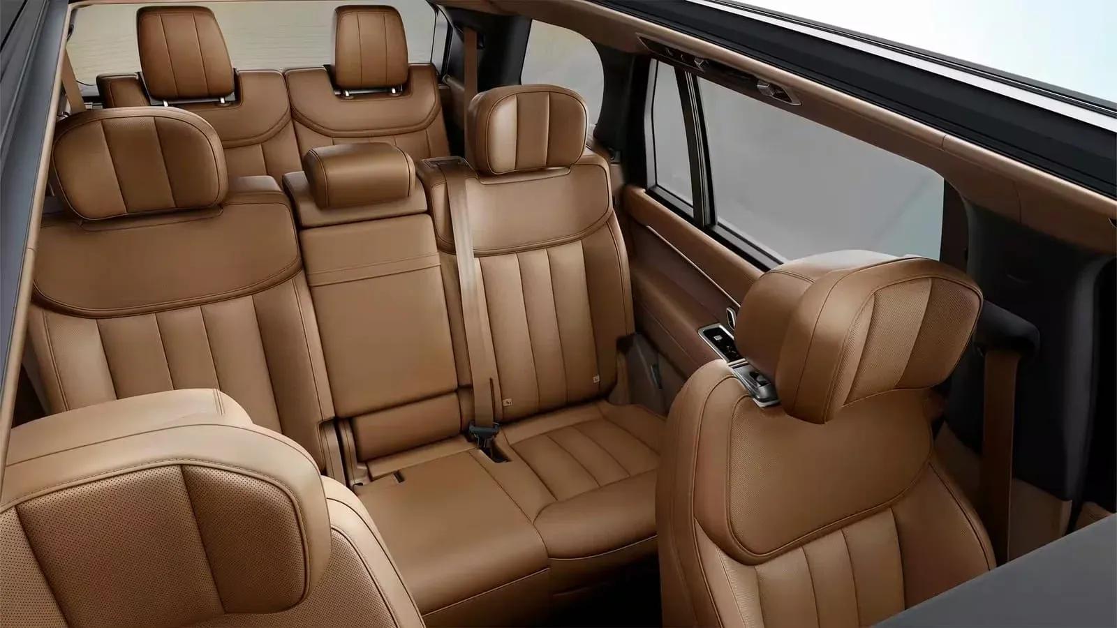 range rover sport interior rear seat